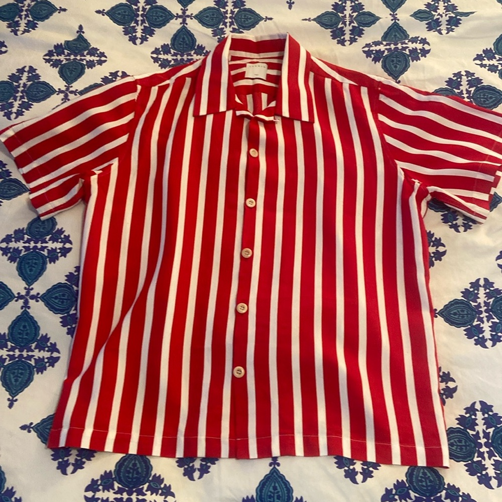 Striped SANDRO shirt in XL.